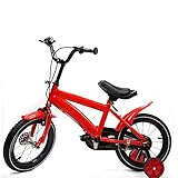 DSYOGX Kinderfahrrad, 14 Zoll Unisex Kinderrad Kinderfahrrad Mit Abnehmbare Stützräder...