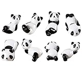 8 Stück Stäbchen Halter, Niedliche Essstäbchen-Ablage in Panda-Form, Keramik stäbchen Halter,...