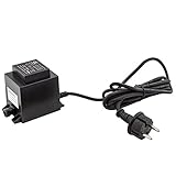 KERRY ELECTRONICS 12V Trafo 60VA/W, AC/AC Wechselstrom, für den Außenbereich IP44 u.a. für...