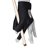 KAMUI Billardhandschuh QuickDry für linke Hand, Schwarz (XL)