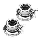 Generisch Eisengriffschlösser – 2 Sechskantmutterklemmen mit Gewindehalterung | Clips aus...