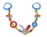 Eichhorn - Baby Wagenkette mit Hasenmotiv, 50cm lang, aus 100 Prozent FSC zertifiziertem Buchenholz,...