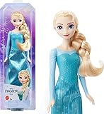 Mattel Disney Die Eiskönigin Elsa Puppe, Die Eiskönigin Puppe, kämmbare blonde Haare, beweglich,...