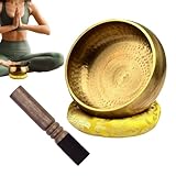 Klangschale - Meditations-Bronzenschale, handgefertigtes Klangwerkzeug | Verteidigung der...