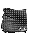 SPOOKS Dressage Pad Glitter (Farbe: dark grey; Größe: dressage)