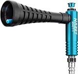HAZET Turbo Druckluftpistole 9040T-1, Verwirbelungsdüse erzeugt starken Luftimpuls, 6 Bar...