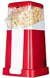 YRHH Popcorn-Maschine, gesunde fettfreie Popcorn-Maschine, 1200 W Mini-Mais-Popcorn-Maschine, 16-18...