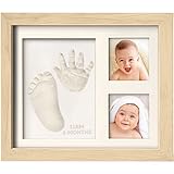 Baby Handabdruck und Fußabdruck Set - Gipsabdruck Baby Hand und Fuß für Neugeborene - Handabdruck...