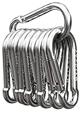 MyIdeaz Karabiner mit Schnappverschluss, Set mit 10–60 mm x 6 mm Karabinerhaken,...