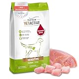 PLATINUM - Hundenahrung VETACTIVE Sensitive aus Fleischsaftgarung - 5kg Hundefutter trocken...