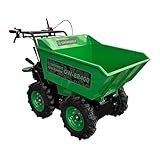 Mini Raddumper Grünwelt GW-BR400 Mini Transporter Allradantrieb Minidumper Allraddumper 400 kg 7PS