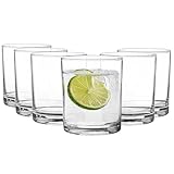 Glasmark KROSNO 1992 Trinkgläser Set Gläser 6 Stück 230 ml Wassergläser Cocktailgläser...