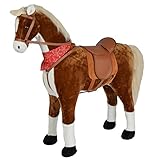 Pink Papaya Plüschpferd XXL 105cm - Max, riesiges Pferd zum Reiten, EIN tolles Stehpferd XXL, bis...