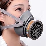 goambuy 8 ni 1 Atemschutzmaske Gase Dämpfe | Gasmaske für Lackier, Feinstaub, Arbeitein, Schleifen...