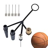 Générique Adapter für Fahrradreifen, Zubehör mit 4 Krallen für Luftpumpe – Adapter für...