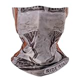 RIDEIRON Motorrad Gesichtsmaske viele verschiedene Designs Schutzmaske,UV-Schutz Atmungsaktiv...