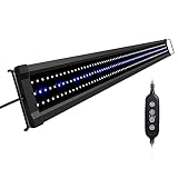 NICREW ClassicLED G2 Aquarium Beleuchtung, verstellbare LED Lampe mit Mondlicht, IP67 wasserdicht...