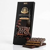 LAMO'S Schokolade Dubai Noir Praliné Pekannuss 80 g | Premium Zartbitterschokolade hergestellt in...