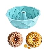 jiejack Silikon Kuchenform Backform 23.5cm – Antihaftende Gugelhupfform für perfekte Torten,...