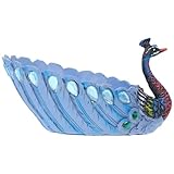 Homoyoyo Pfau Blumentopf aus Harz Klein mit Abflussloch Moderner Sukkulenten Pflanzgefäß für...