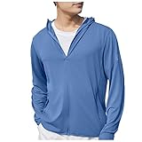 Générique Sonnenbekleidung aus Chiffon, für Herren, Kapuzen-Sweatshirt, Violett, für Herren,...