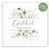 Marveligths Gästebuch Hochzeit, Gästebuch Hochzeit mit Fragen zum Ausfüllen, Gästebuch 112...