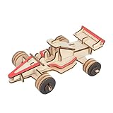 TRACYE Gabelstapler Holz 3D Puzzles,Vintage Holzbausatz, Selbstmontage Brainteaser Desktop...