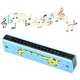 PlandleLee Mundharmonika Kinder - 16-Loch Kinderharmonika für Anfänger, Geschenk für Kinder