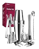Cocktail Shaker, Cocktail Set Geschenk, Premium Boston Shaker 800ML600ML Geschenkset, Cocktailshaker...