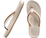 COFACE Damen Zehentrenner Sommer Flip Flops Frauen Bequem Mode Plateau Pantoffeln Sandalen Bade...