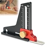 Udbrud Höhenmesser, Tiefenmesser Aluminiumlegierung, Metrische Höhe Gauge Tiefe Messung, Tiefe...