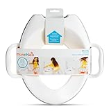 Munchkin Sturdy Potty Training Toilet Seat with Handles and Splash Guard. Secure Anti-Slip Toddler...