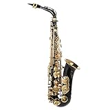 Btuty Hohe Saxophone Messing vergoldet und flach 82 Zoll Schlüssel Werkzeugtyp mit...