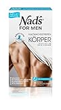 Nad's For Men Kaltwachsstreifen Männer - Haarentfernung für den Körper, alle Hauttypen, 20...