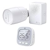 Bündel von TP-Link Kasa Heizkörperthermostat KE100 KIT + KE110 Sensor – Steuern Sie EIN...