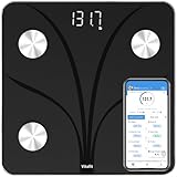 Vitafit Körperfettwaage Waage Personen Personenwaage digital mit APP 180kg, Professionelle...