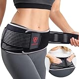 COMFORCE Sacroiliac belt, Rückenbandage, ischias bandage, iliosakralgelenk mit Eisbeutel,...