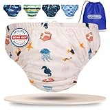 KIDVERSE Schwimmwindel Baby Badehose ab 6 bis 12 Monate - Hautfreundliche Schwimmwindeln...