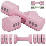 2-in-1 Verstellbar Hanteln Kettlebell Set, Kurzhanteln 2er Set für Frauen und Männer, 4...