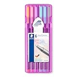 STAEDTLER Fineliner triplus, ergonomische Dreikantform, superfeine Linienbreite ca. 0.3 mm, hohe...