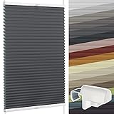SchattenFreude Thermo-Waben-Plissee nach Maß für Fenster & Tür | Mit Klemmhaltern, Klemmfix |...