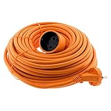 Zenitech Prolongateur 16A HO5VV-F 2x1.5 Orange 20m