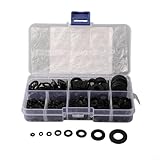 Niceminiwall 500 Stück Nylon-Unterlegscheiben, Sortiment mit M2-M10-Größen für industrielle...