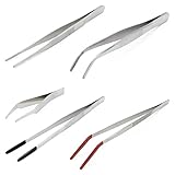 Terra Exotica Edelstahl Futterpinzette (abgewinkelt, 14 cm), Auswahl von 14-60cm - ab 3,49€ -...