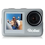 Rollei Action-Cam 9s Plus I 4K 60fps Unterwasserkamera mit Selfie-Display, Bildstabilisierung,...