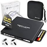 techPulse120 Externes USB 3.1 USB-C UHD 4k 3D M-DISC Blu-ray DVD CD HDR10 128GB Laufwerk Brenner...