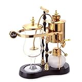Diguo Belgisch/Belgien Family Balance Siphon/Siphon Kaffeemaschine, eleganter doppelt geriffelter...