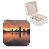 Boston Charles River City Skyline Sonnenuntergang Schmuckschatulle individuelle...