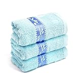riverbyland Saugstarke Baumwolle Handtuch Libelle Muster Set von 3, baumwolle, blau, 30' x 13'