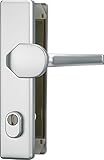 ABUS Tür-Schutzbeschlag HLZS814 F1 aluminium mit Zylinderschutz eckig